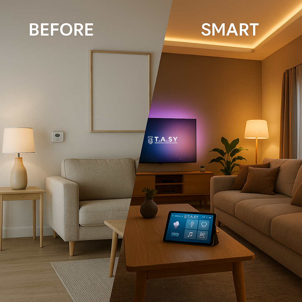 Airbnb Smart Home αυτοματισμός TASY