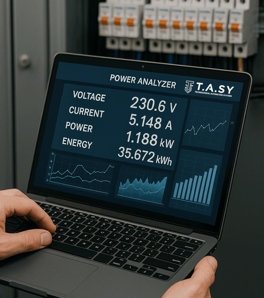 Καταγραφή και ανάλυση ηλεκτρικών μεγεθών TASY