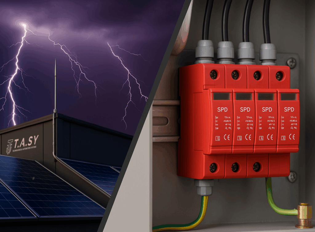 Αντικεραυνική προστασία εγκατάσταση TASY